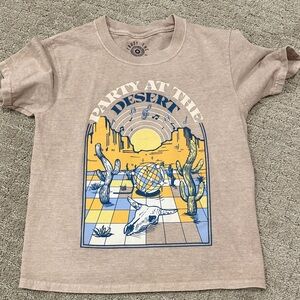 Buckle Tan 'Party at the Desert' Kids T-Shirt